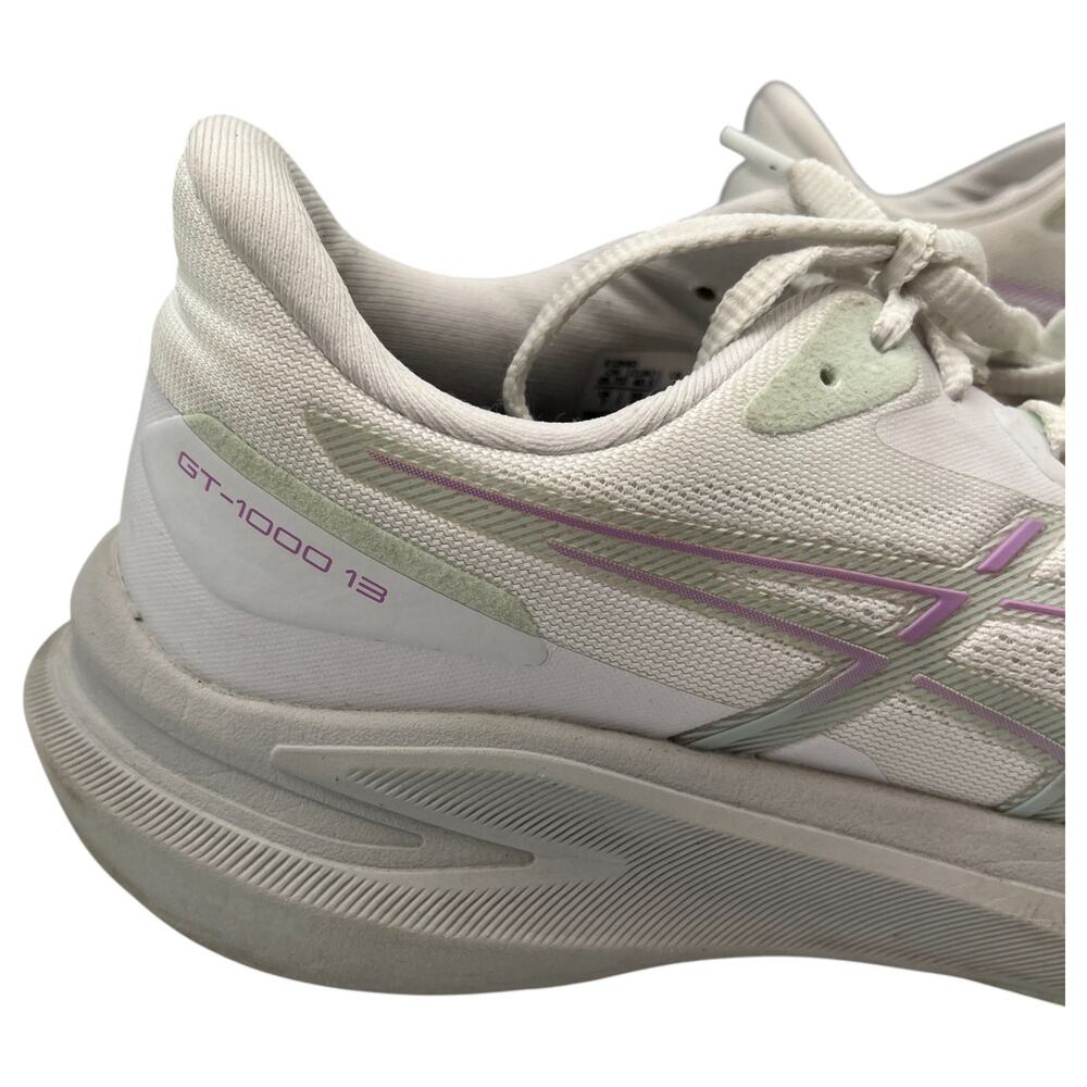 Asics GT-1000 13 Running Shoes Trainers Sneakers White Lavender Glow Size 9 - Picture 7 of 9